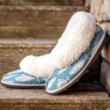 Genuine Leather Sheepskin Slippers - Fish