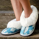 Genuine Leather Sheepskin Slippers - Fish