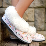 Genuine Leather Sheepskin Slippers - Cat-Astrophe!