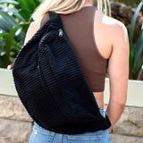 Large Corduroy Crossbody Bag - Tallula