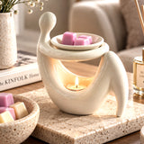 Ceramic Figural Wax Melt Burner &amp; Fragrance Set
