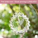 3D Hummingbird Wind Spinner
