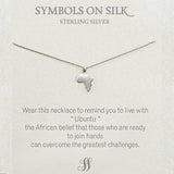 Africa Necklace - Sterling Silver