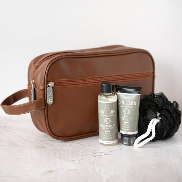 Gentlemen Wash Bag Trio (Spicy Bergamot)