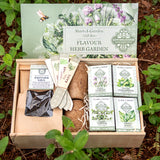 FLAVOUR HERB GARDEN START-A-GARDEN' GIFT BOX