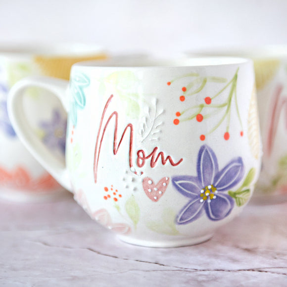 Hand Painted Mom Mug