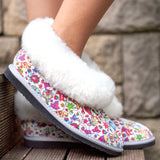 Genuine Leather Sheepskin Slippers - Birdies