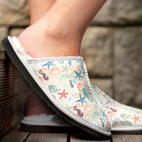 Genuine Leather Sheepskin Summer Slip-on's - Seaside