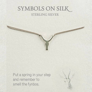 Springbok Necklace - Sterling Silver