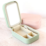 Travel Beauty Box with LED Mirror