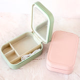 Travel Beauty Box with LED Mirror