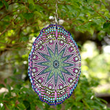 3D Vibrant Mandala Wind Spinner - 25cm