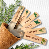 Wooden Herb Garden Markers