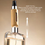 Refillable Bamboo Perfume Atomizer 8ml