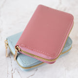 Classic Zip Around Card Holder Wallet