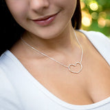 Confidence Heart on Chain - STERLING SILVER - Tallula