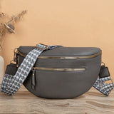 Gold Zipper Cross Body Bum Bag