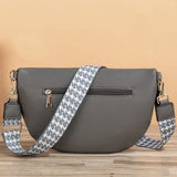 Gold Zipper Cross Body Bum Bag