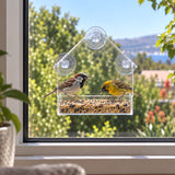 Acrylic Window Bird Feeder