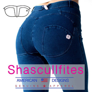 Shascullfites bum lifting denims - MEDIUM WAIST - Tallula