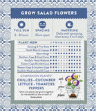 Slab of Seed - Salad Flowers - Tallula