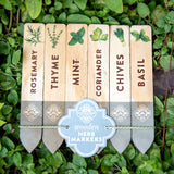 Wooden Herb Garden Markers - Tallula